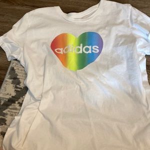 Adidas a rainbow shirt